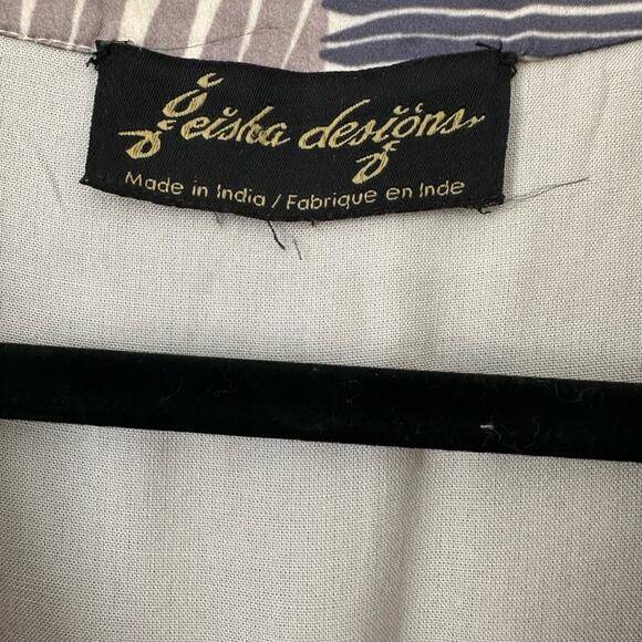 Geisha Designs Striped and Patterned Dress Pleated Skirt Unique Size 2 - Picture 6 of 9